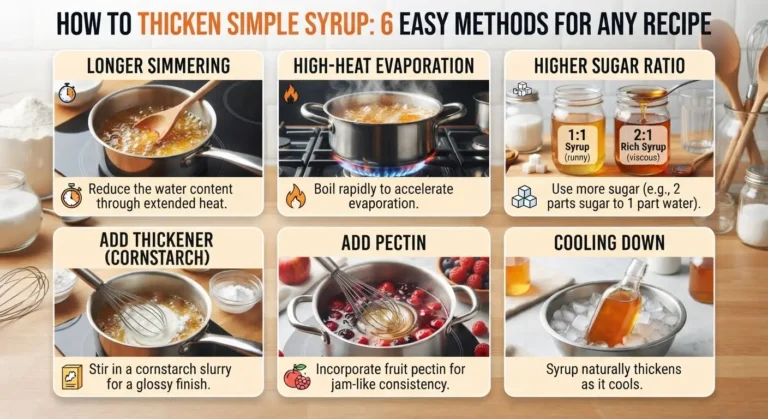 How to Thicken Simple Syrup: 6 Easy Methods for Any Recipe